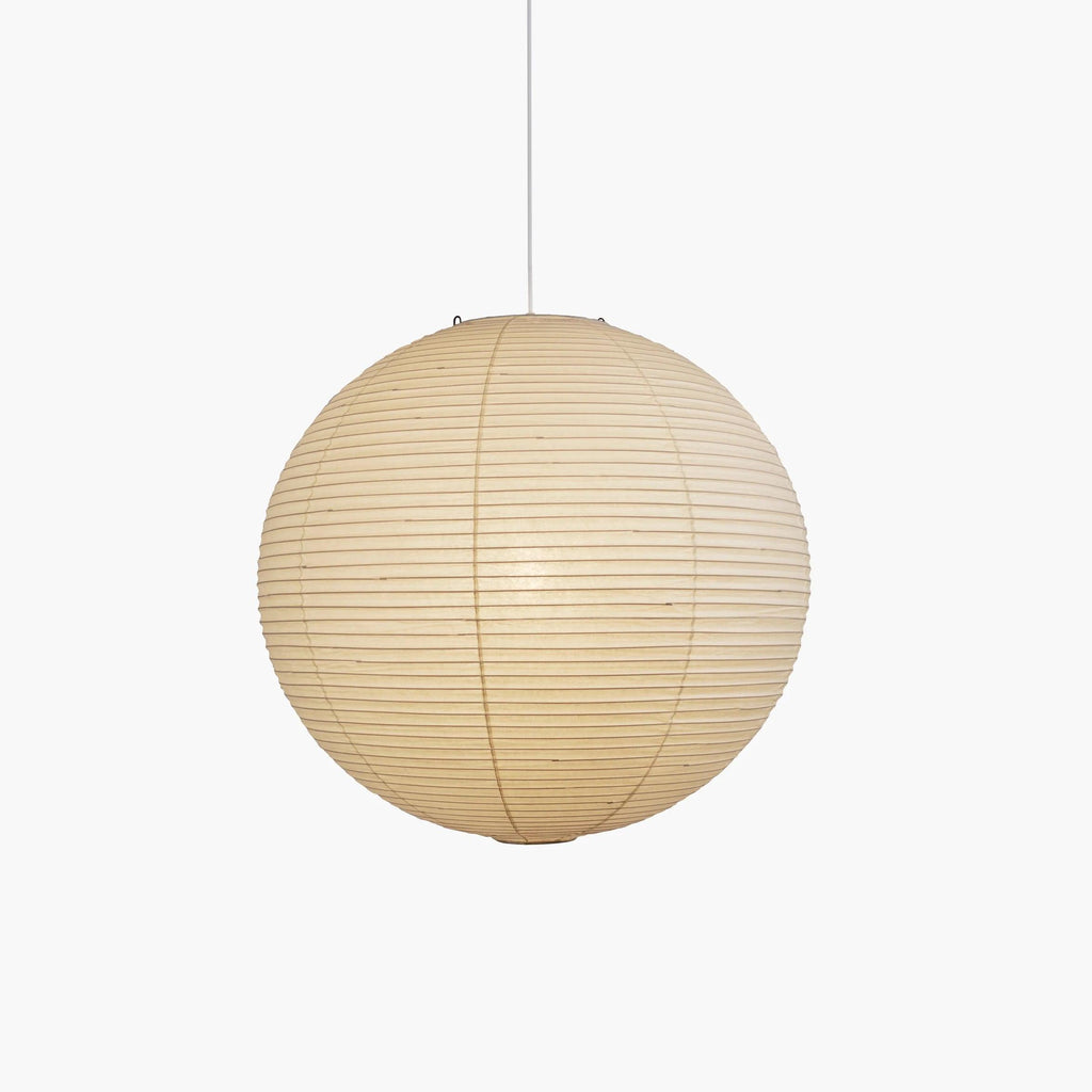 Suspension en papier washi Sylin – Grand abat-jour rond à lumière douce, de 40 à 120 cm