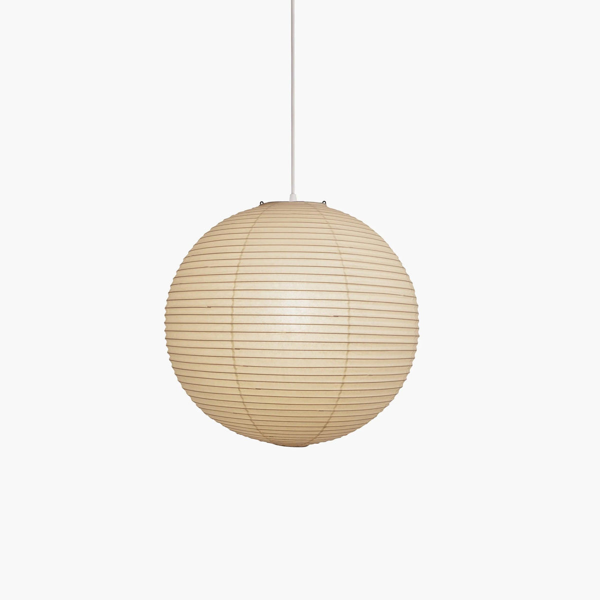 Suspension en papier washi Sylin – Grand abat-jour rond à lumière douce, de 40 à 120 cm