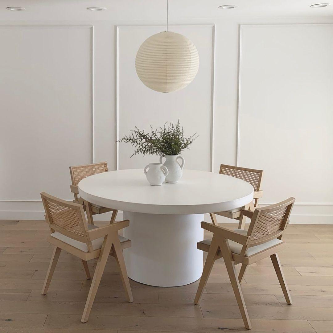 Suspension en papier washi Sylin – Grand abat-jour rond à lumière douce, de 40 à 120 cm