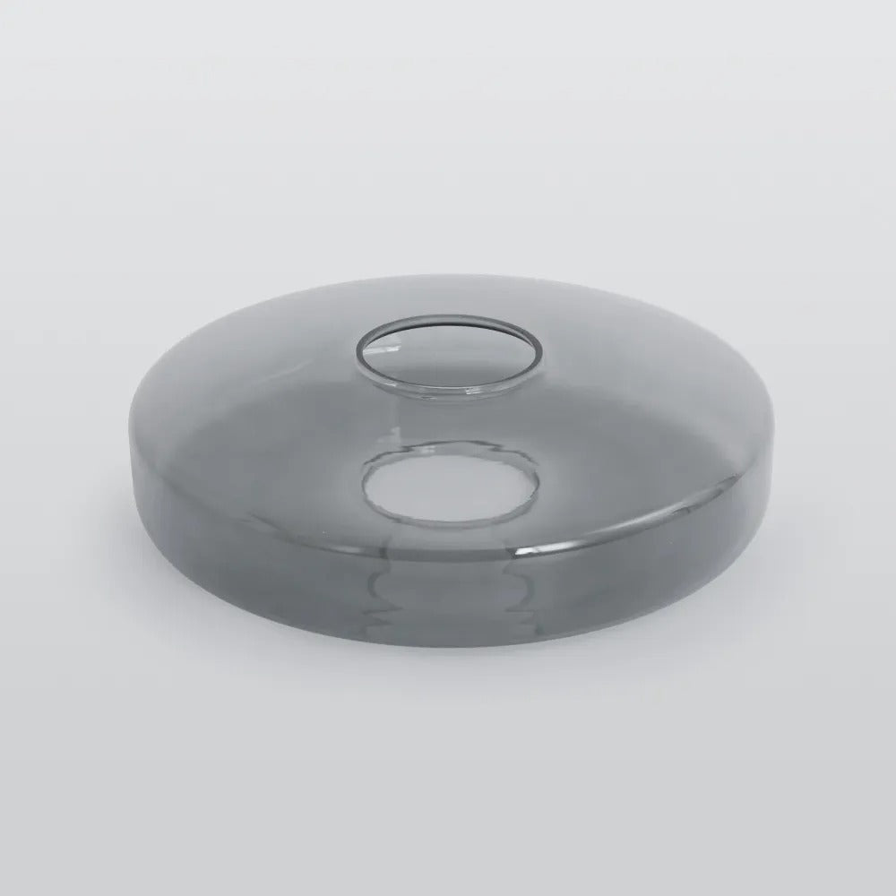 Suspension en verre à étages Jojo – Ambre, vert ou gris fumé, 1 à 3 niveaux