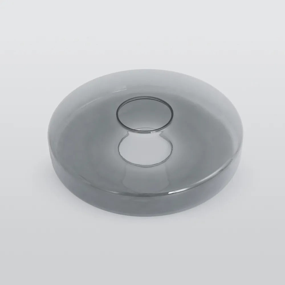 Suspension en verre à étages Jojo – Ambre, vert ou gris fumé, 1 à 3 niveaux