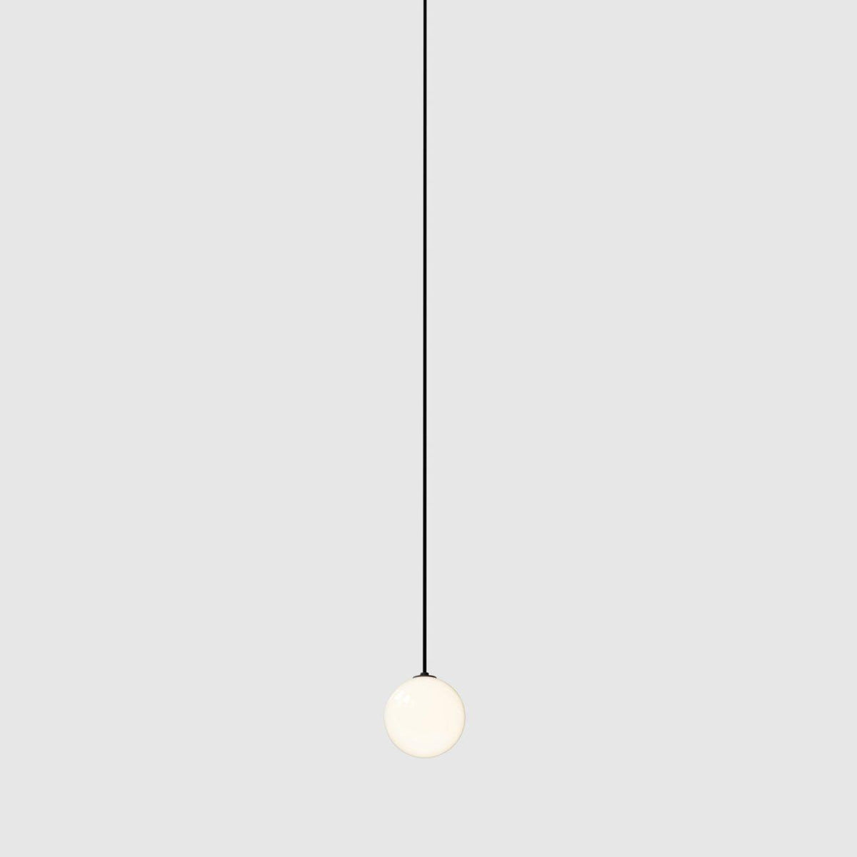 Suspension en verre noir et blanc Selan – Hauteur réglable, 9 formes au choix